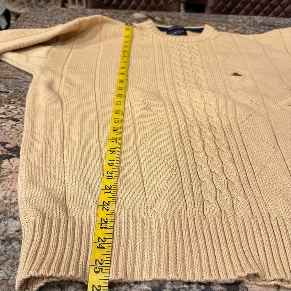 Gant Preppy Cable Knit Sweater - Tan